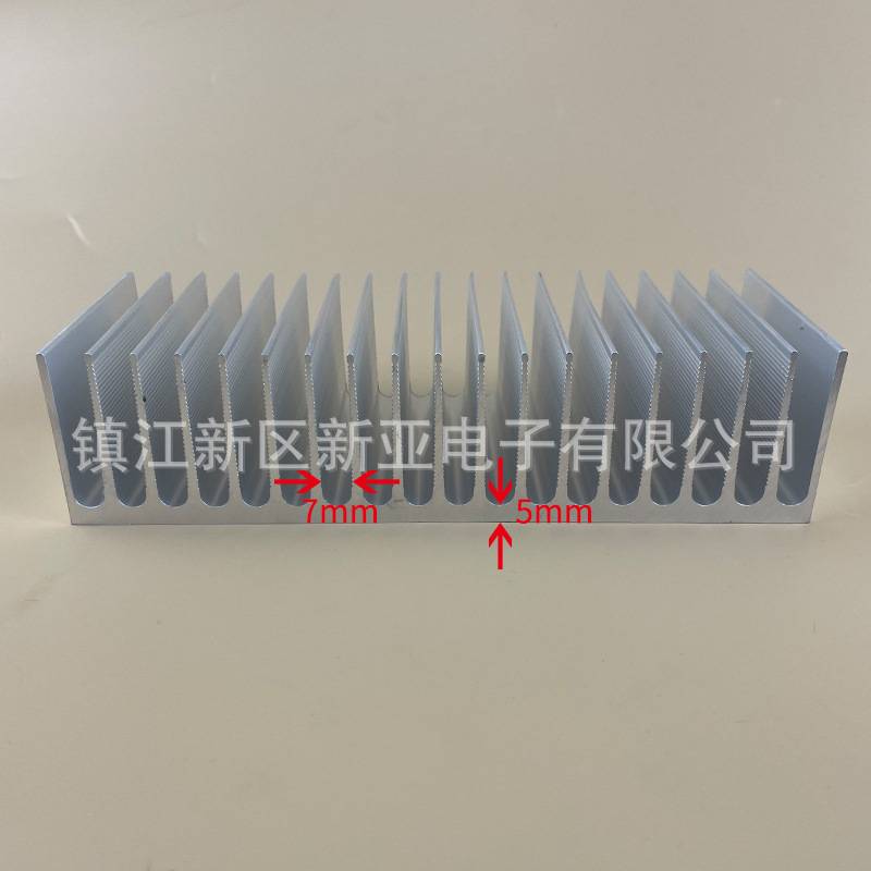 散热器厂家生产销售宽182×高 铝型材散热器 电子散热片 工业散热