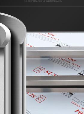 不锈钢储物架不厂加厚锈钢商超仓储展VYS示架货多物层置架不锈钢