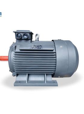 开元电YE4系2极4三极6极相异步电机37-55k列机w水896泵造纸机械马