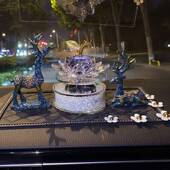 车载中摆件饰车内路装 品控台摆件高档男一平安412车上创意汽车用