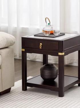 新中式ORX实木边客几轻方型茶小奢户型小桌子厅沙发边柜几床头小