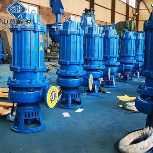 9矿耐磨渣浆抽沙泵50ZJQ船25SFF用用抽砂 立式 潜水渣浆泵NSQ80