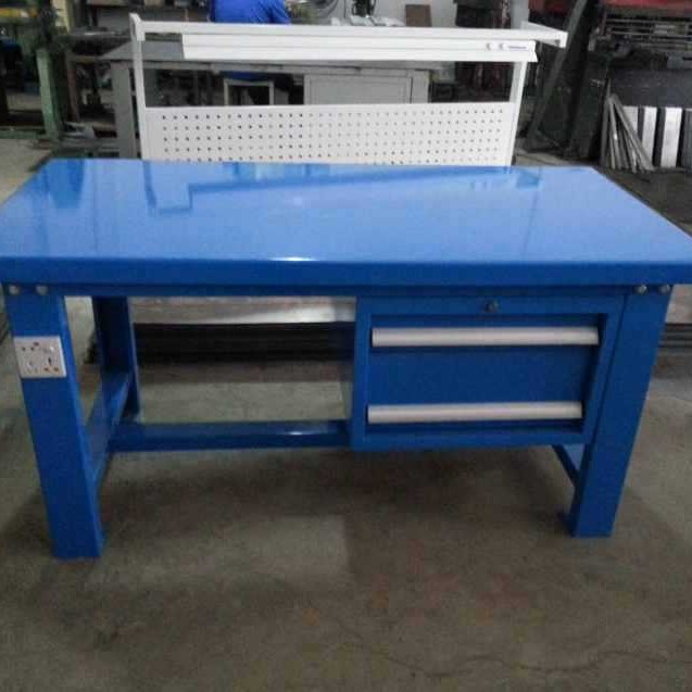 铝合金防静电工作台流水线打包台工厂车间操作台深圳检验钢板桌
