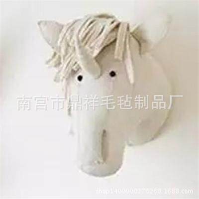 体儿童宝房羊毛宝墙毡彩色9898998大象动物头壁挂挂立造型装饰潮