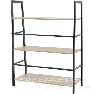 3层梯子置物架工OE120808功业风边纳角展示架收架客厅多架能书收