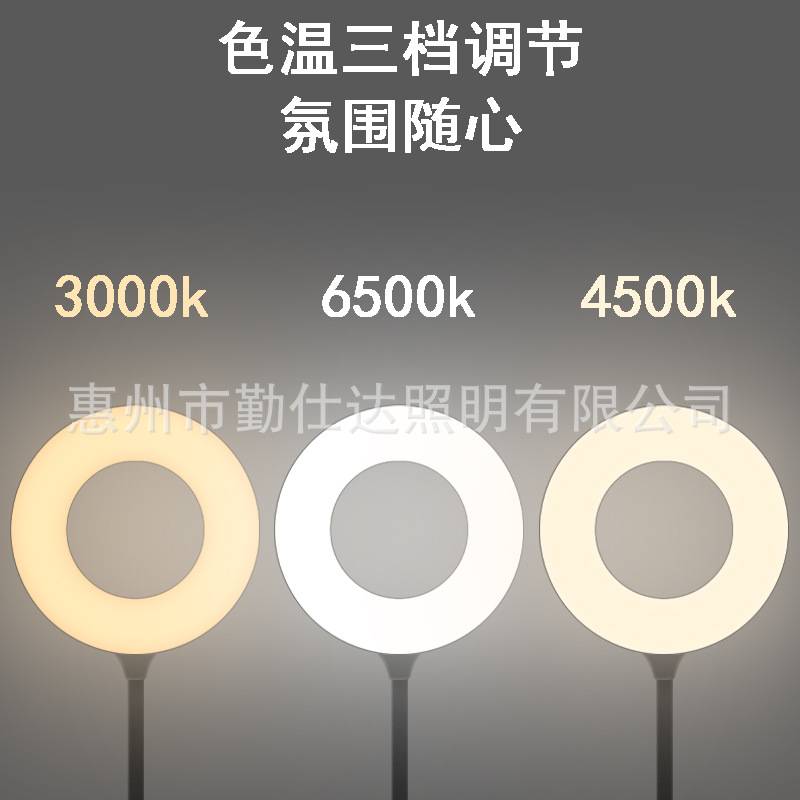 LED沙发灯阅读勤仕达工厂亚马逊跨境爆款LED护眼落地灯卧室床头