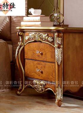 亚FJZ历山大意大床利实木雕刻布艺双人欧宫廷1.米主卧婚床式法式8