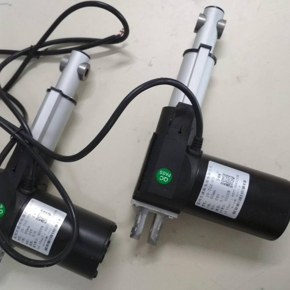 按摩椅推杆程6000推推力50行涡轮蜗杆杆电动推杆温州顺建827伸缩