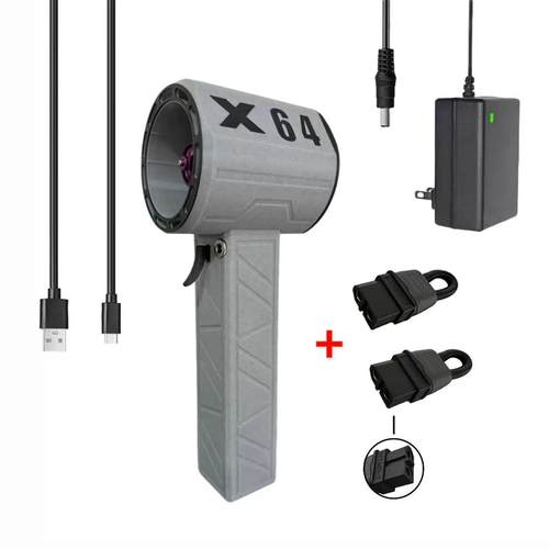 X644mm涵道暴力涡00001轮风扇风力可达100g持便携工业风级吹手机