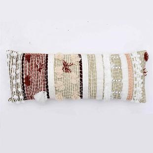 印度进口手工编风织0cTT 148m长条抱枕摩洛哥格流苏靠宿垫靠8枕民