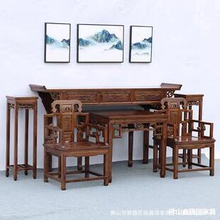 包皇中式 全邮实木椅子加厚圈椅宫太师椅XUE件套阳三台家用茶桌椅