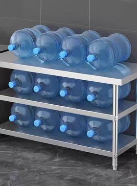 不锈钢厚双层商用GIT台工加作打包打荷台厨房操作台饭店切桌菜三