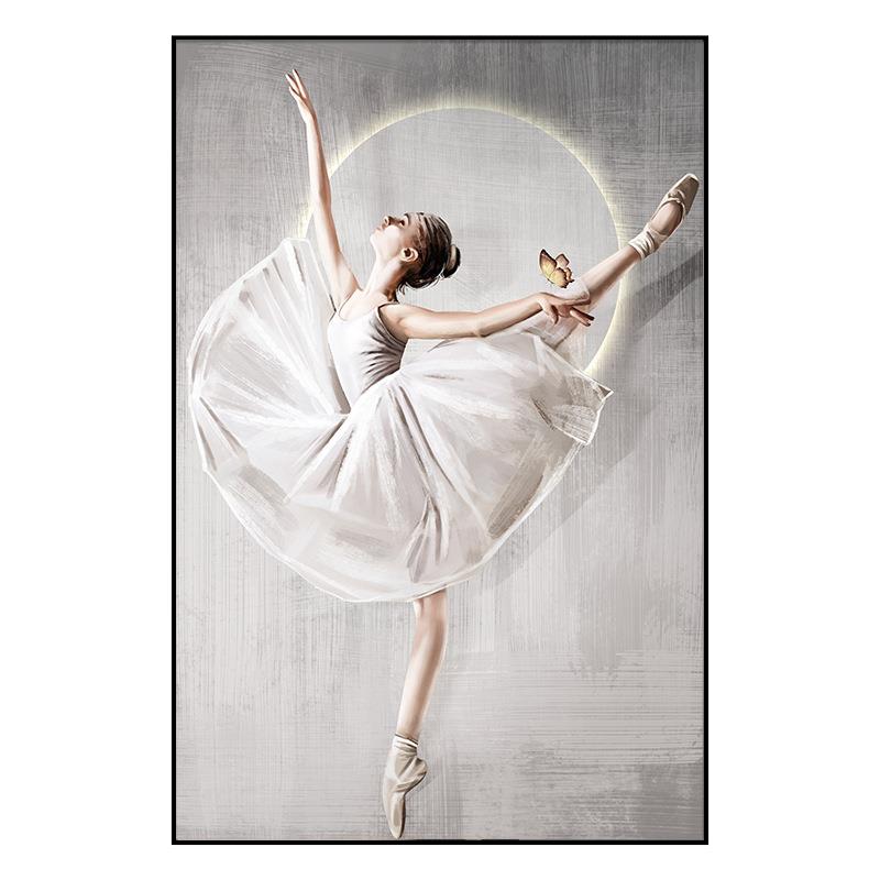 女人物无品牌/客厅落地画舞蹈挂画卧室床艺术画现代轻美奢玄关壁