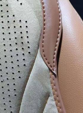 款拉斯11291马姆鞍垫车坐垫马鞍半包四季新汽通用翻毛皮小蛮腰座