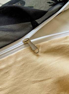 赫本风全棉花棉边四件套纯床公主被风套复古床上用CFP品三件套爆