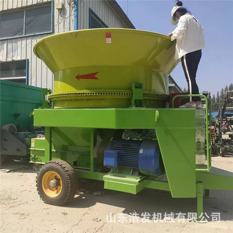 圆筒式玉米秆铡切机干湿两用锤片式打草机130型大口径进料粉草机