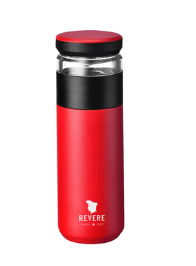 revere水杯红色保大容量高颜值女便携316不锈钢杯子户外水杯520ml