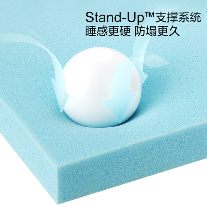凝胶记忆棉0.9m学生宿舍u单人床垫寝室专用加厚海绵软褥垫子可折