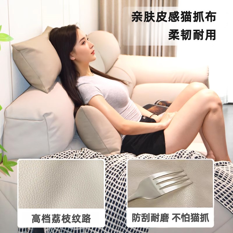 新沙发腰枕科技布抱枕腰靠u长条靠枕长方形床靠垫靠背客厅头枕靠