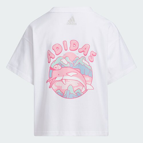 Adidas/阿迪达斯 儿童运动舒适休闲短袖圆领T恤 JF3861