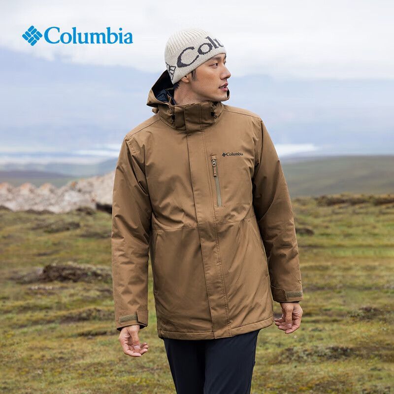 Columbia/哥伦比亚 男子防水棉内胆三合一冲锋衣 WE8778