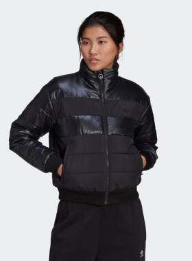 adidas/阿迪达斯 三叶草女子BLOCKED休闲保暖运动棉服 HK5247