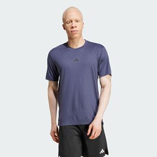 Adidas/阿迪达斯 男子速干运动健身短袖圆领T恤 JH3652