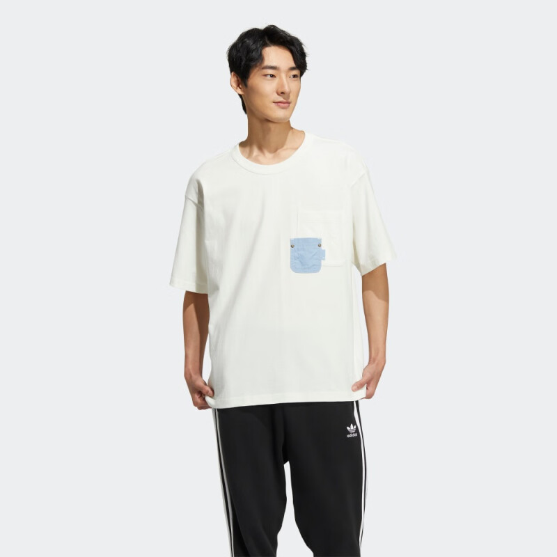 adidas/阿迪达斯 男女三叶草T恤HM7990 HM7991