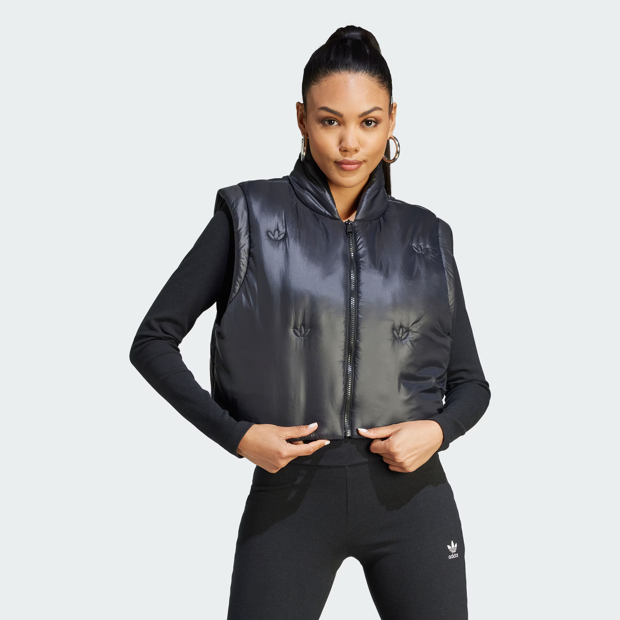 adidas/阿迪达斯 女子运动棉背心马甲 IJ8204 II8488