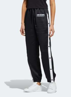 Adidas/阿迪达斯 女子三叶草 PANTS 侧开排扣运动裤 HC6570