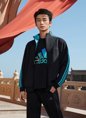 adidas/阿迪达斯 男子艺术巨匠联名之张大千系列短袖T恤 JF0789