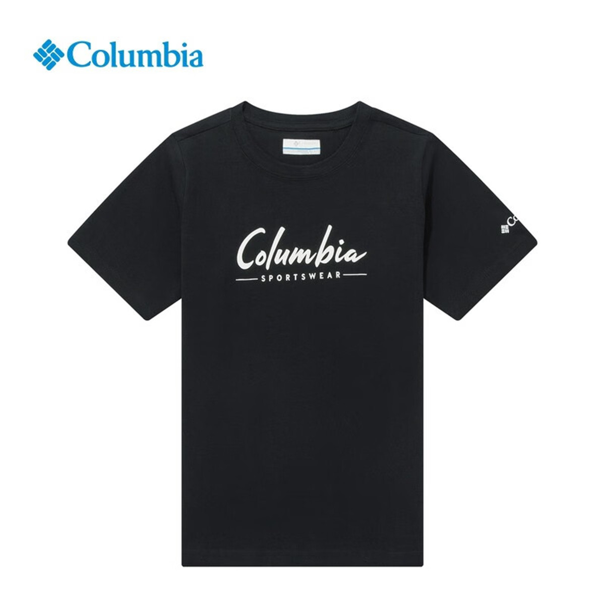 Columbia/哥伦比亚 大童户外运动舒适短袖圆领T恤 AB7178