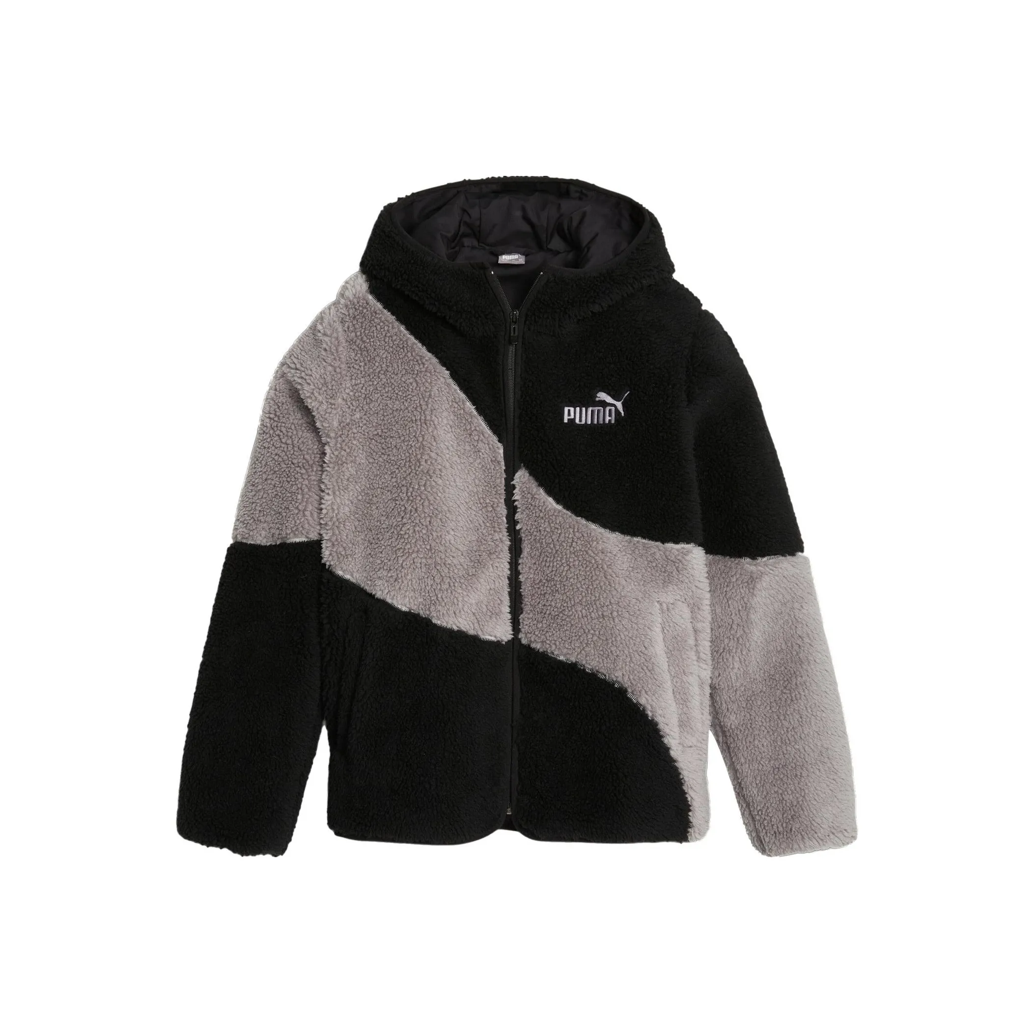 PUMA/彪马 儿童 Big Cat 撞色休闲运动长袖绒感外套 678510