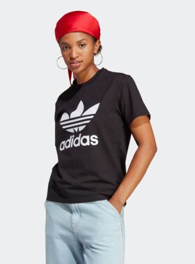 Adidas/阿迪达斯 女子三叶草 TEE 运动短袖圆领T恤 IB7421
