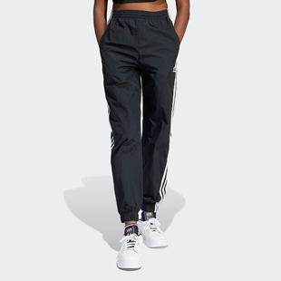 Adidas/阿迪达斯 女子三叶草 BOTTOMS 束脚宽松运动裤 IU2530