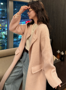 HUI+南油慧家25秋冬原创设计师款大衣外套女112203