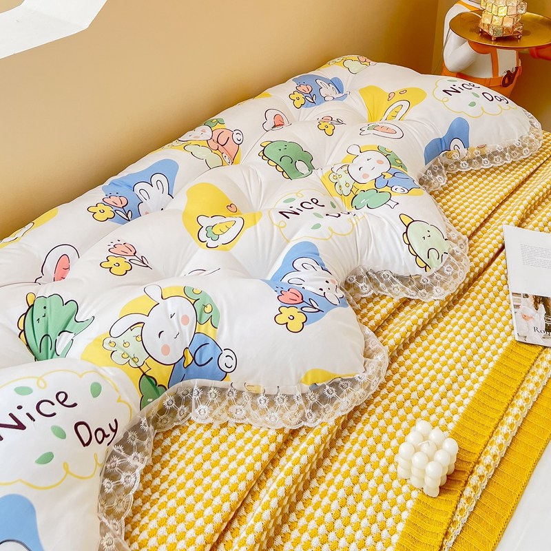 可爱insc风床头靠垫床上靠枕大靠背绑带床靠背垫软包宿舍床靠垫