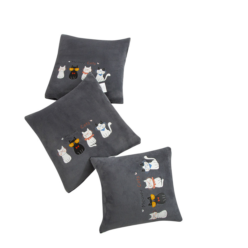 两用抱枕被靠垫枕头被午休空调被汽车秋冬M保暖加厚纯色卡通沙发,居家布艺,抱枕被,淘宝优惠券,粉丝福利购,淘宝优惠卷