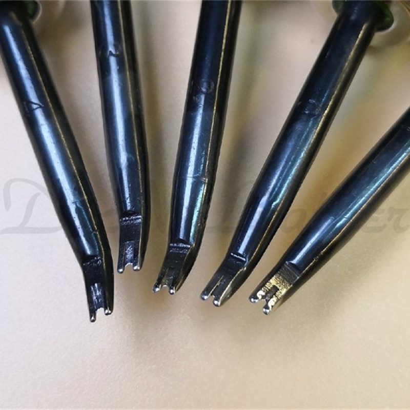 绿柄木柄削边器 皮革DIYt 倒角器5种规格 原配砂纸和研磨棒 包邮