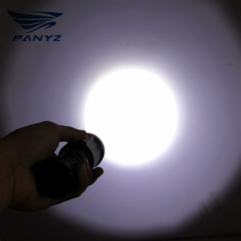 专业潜水手电筒强光26650超长续航聚焦远射L2防水80W米迷你家用D1