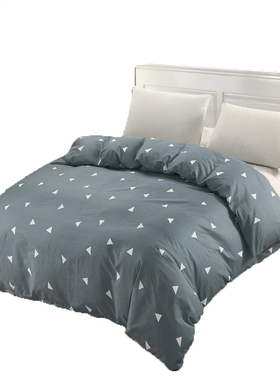 纯棉被套 单件学生宿舍单人p1.5m100%全棉被罩双人1.8米床20023