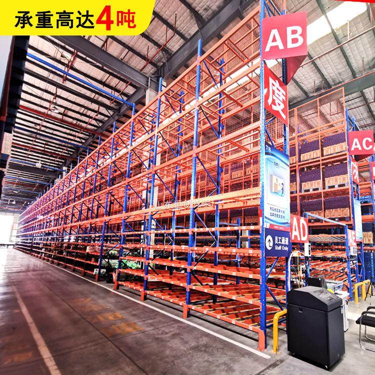 工厂重型横梁货架高仓储货架仓库重型货架托盘货架加厚金属架