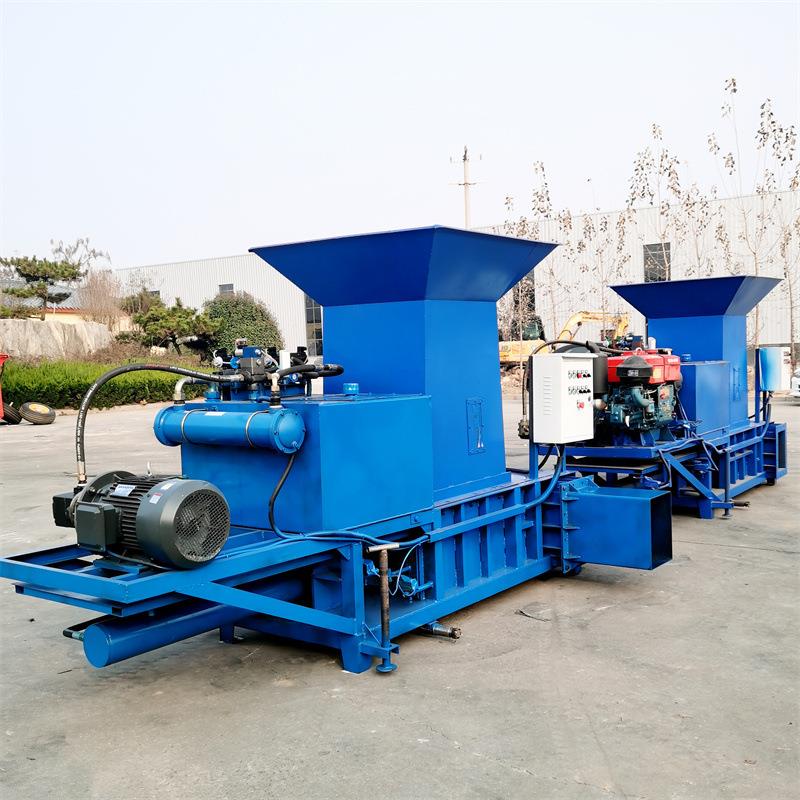 养殖场用小型立式青储打捆机 青贮饲料打包机