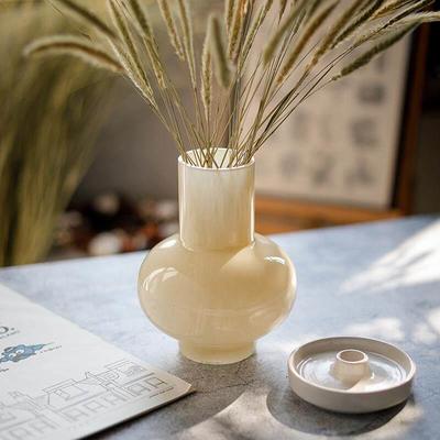 笨拙的象日式陶瓷花瓶复古壶型桌面艺术感摆件家居饰品侘寂风花器