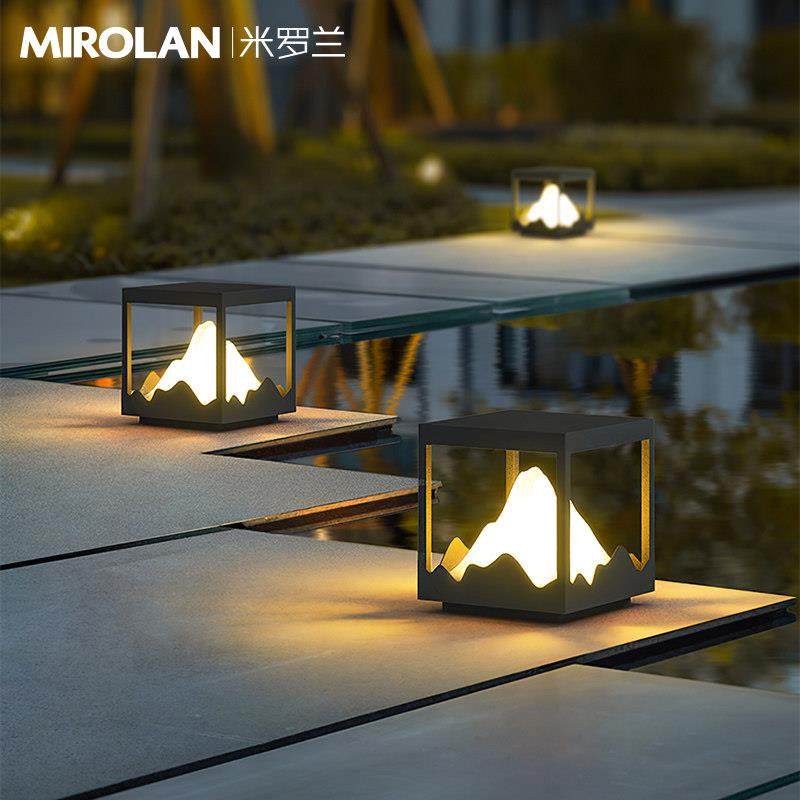 太阳能柱头灯新中式大庭院灯防水草坪灯户外花园景观灯别墅门柱灯,家装灯饰光源,柱头灯,淘宝优惠券,粉丝福利购,淘宝优惠卷