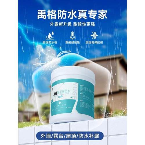 外墙屋顶水泥水池防水涂料窗台防水渗水补漏材料