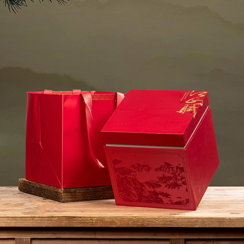 福鼎白茶散茶桶包装盒空礼盒白牡丹寿眉贡眉老白茶茶叶盒包装盒子