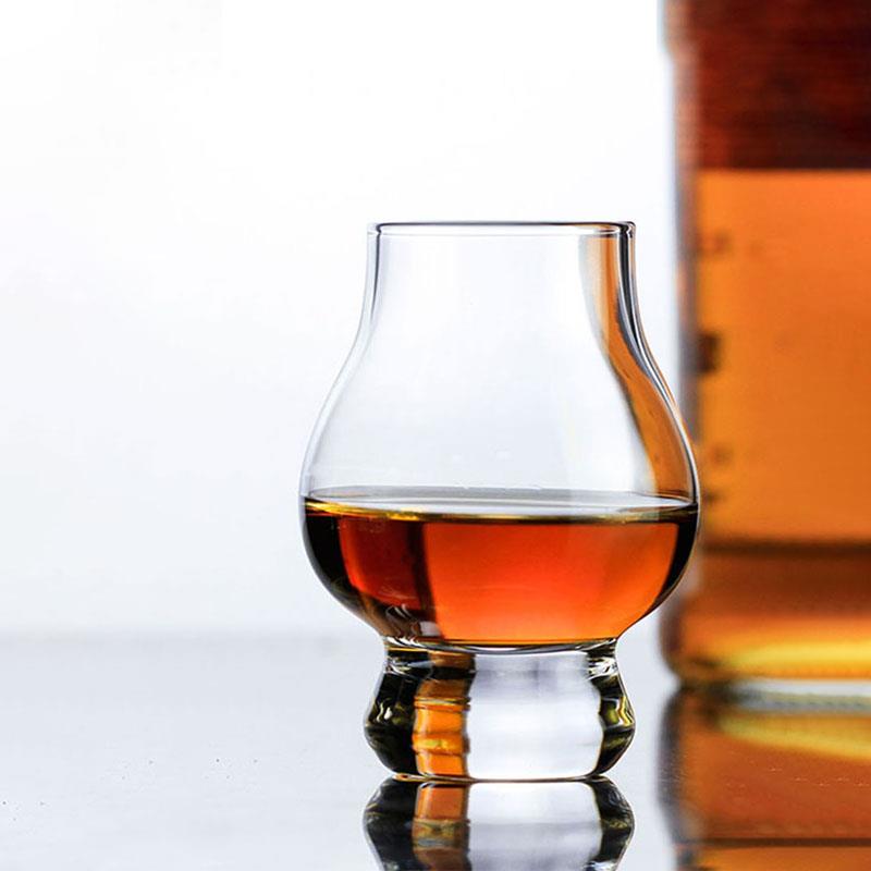日式威士忌闻香杯品鉴杯纯饮闻迷你凯恩杯100ml玻璃杯iso杯品酒杯