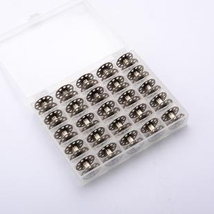 缝纫机金 家用小型缝纫机专用底线 线圈25格不带线 线 铁梭芯老式