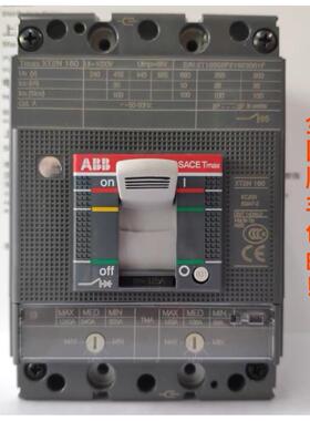 ABB塑壳断路器XT1N160AXT3N250ATMD100AT5N400A空开 3P三相四线